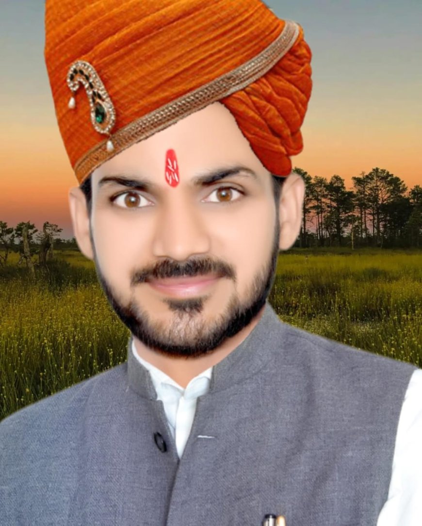 समाज के उत्थान में अपना अतुलनीय योगदान देने के लिए अग्रसर है शिवम द्विवेदी
