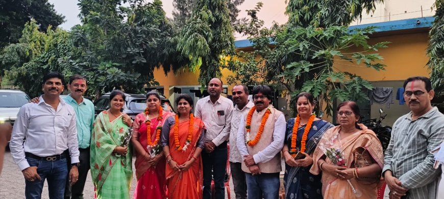 चंद्रनाहू कुर्मी  छत्रिय  समाज रायपुर नगर की ,शिक्षिका किरण चंद्राकर बनी सचिव