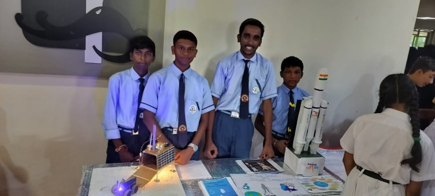 साहसिक पहल* : सेजस अमलेश्वर के छात्रों ने राष्ट्रीय अंतरिक्ष दिवस पर दिखाई प्रतिभा