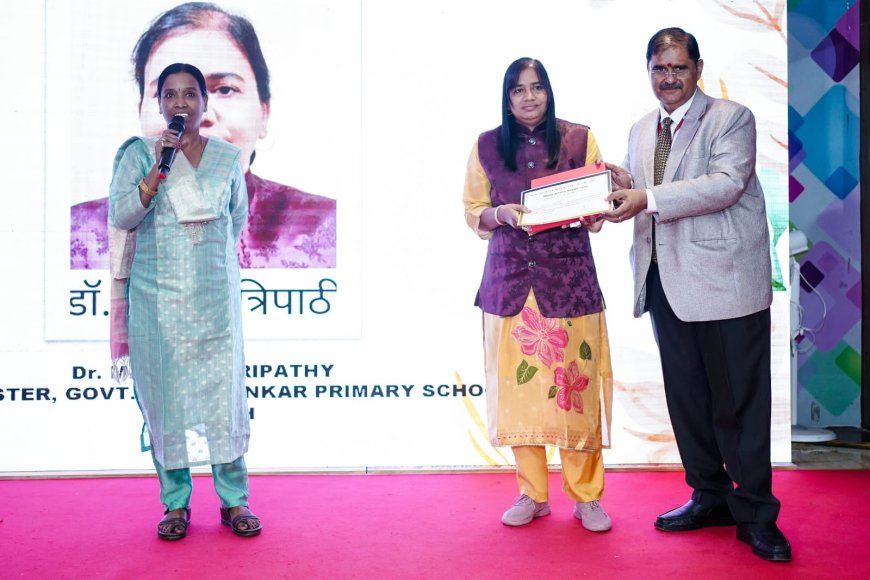 कलिंगा यूनिवर्सिटी रायपुर ने किया डॉ.मनीषा त्रिपाठी को सम्मानित