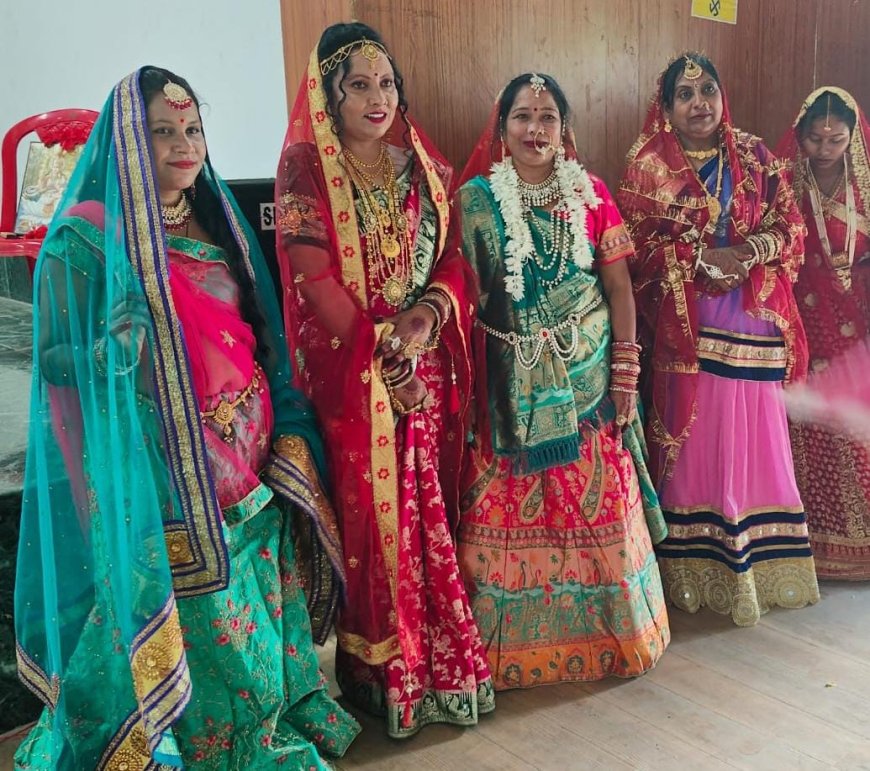 तीज मिलन सह पोषण बाल मेला और बेटी बचाओ बेटी पढ़ाओ कार्यक्रम