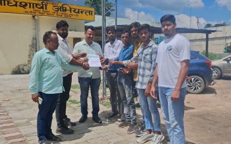 बिजली कटौती की समस्या को लेकर भारतीय किसान यूनियन ने  अधिशाषी अभियंता को दिया ज्ञापन