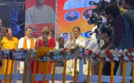 रायपुर में धूमधाम से निकली गणेश विसर्जन झांकी, सीएम विष्णुदेव साय ने झांकियों का किया दर्शन, कहा- यह बहुत ही गौरव का क्षण, यहां आना मेरा सौभाग्य