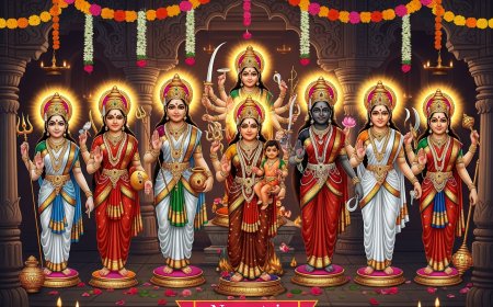 नवरात्रि का शाब्दिक अर्थ है 'नौ रातें'