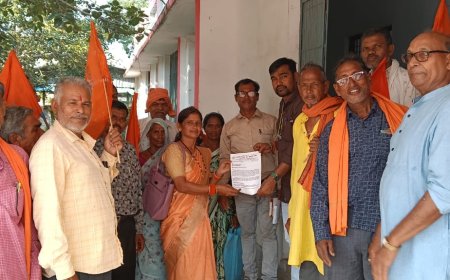 भारतीय किसान संघ ने ज्ञापन सौप किसानों की समस्याओं से कराया अवगत