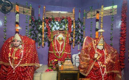 सिद्ध शक्तिपीठ माँ भगवती महामाया मंदिर, घुटकू में शारदीय नवरात्रि महोत्सव की धूम