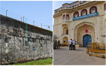 सिर्फ एक पाइप के सहारे फांद गए 20 फीट ऊंची दीवार,  जेल से फरार हुए 2 कैदी