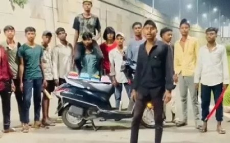 हाईवे पर तलवार से काटा केक, वायरल वीडियो से मची हलचल; 15 गिरफ्तार