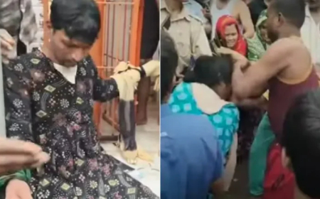 सलवार-सूट वाली युवती निकली मूंछों वाला मर्द! बेमतलब हो गई पिटाई