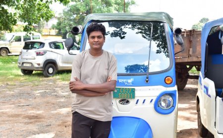 श्रम विभाग की योजना से गीता नाग बनी आत्मनिर्भर, अब ई-रिक्शा चलाकर कर रही हैं परिवार का भरण-पोषण