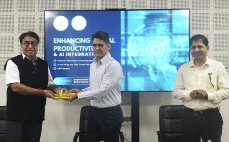 ट्रिपल-आईटी नवा रायपुर में डिजिटल उत्पादकता संवर्धन एवं एआई एकीकरण विषय पर प्रशिक्षण का शुभारंभ