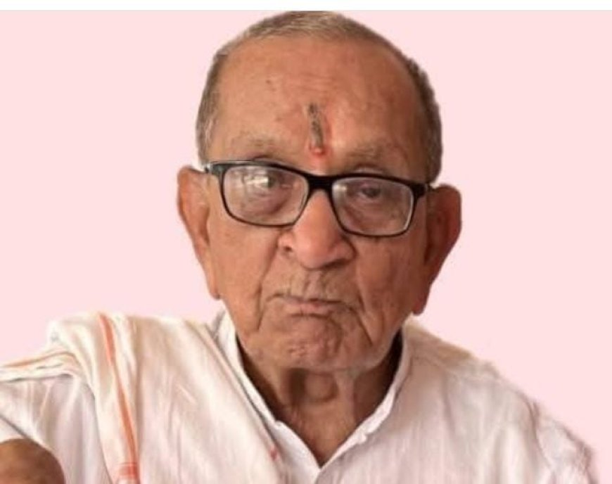 लोकतंत्र सेनानी शांताराम श्राफ लंबे समय से बीमार सामाजिक नेता आरएसएस के प्रचारक का निधन, राज्य आंदोलनकारी छसपा, किसान मोर्चा ने दिया श्रद्धांजलि-दुबे