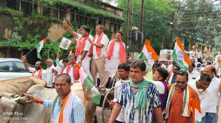 सरकार नहीं चाहती किसान से 21 किंवटल धान खरीदी करना पड़े , जानबूझकर खाद की कमी की जा रही है - राकेश ठाकुर