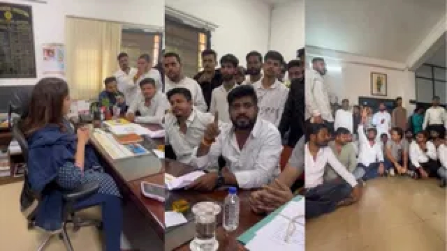 खेल संचालनालय में घोटाले का लगाया आरोप, युवा कांग्रेस का हल्ला बोल