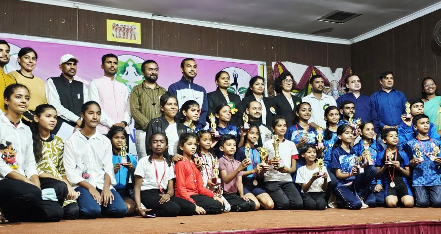 योग प्रतियोगिता में पाटन के खिलाड़ियों ने मारी बाजी