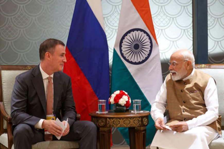 प्रधानमंत्री मोदी से मिले रूस के डिप्टी पीएम दिमित्री पेत्रुशेव