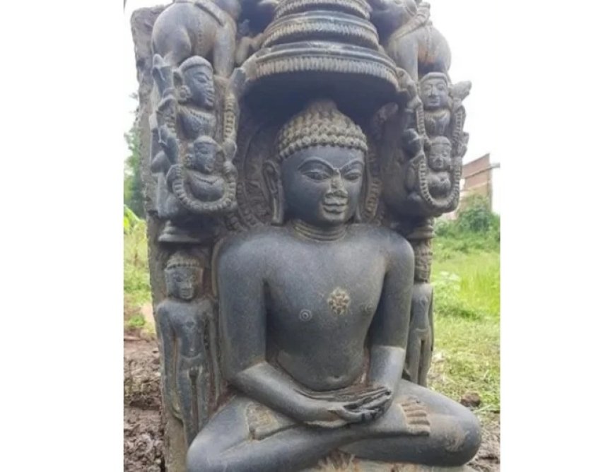 जैन समाज को सौंपी जायेगी आरंग में मिली प्राचीन जैन तीर्थंकर की प्रतिमा