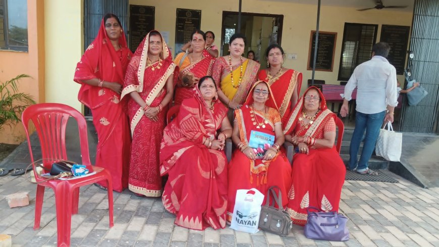 मनवा महिला कुर्मी समाज. द्वारा  जसगीत झांकी एवं मिलन समारोह