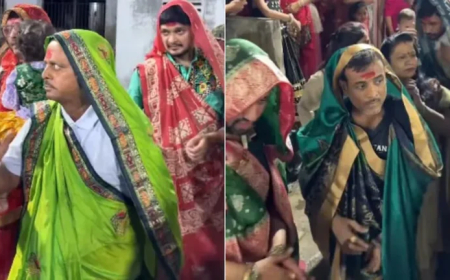200 साल पुराने एक श्राप से पार पाने के लिए यहां साड़ी पहन कर गरबा करते हैं पुरुष