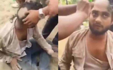 निकल गई आशिकी! भीड़ ने पहले पीटा फिर कर दिया मुंडन