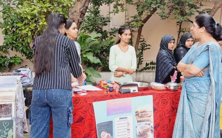 गुरुकुल महिला महाविद्यालय में ट्रेड फेयर का आयोजन