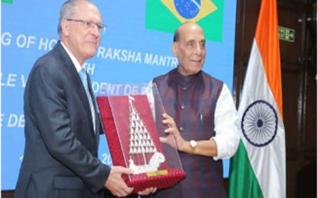 रक्षा उद्योग के क्षेत्र में एक दूसरे का सहयोग करेंगे भारत और ब्राजील