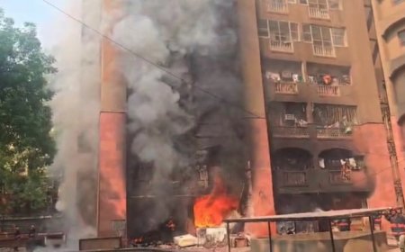 सांसदों के फ्लैट्स में लगी आग, मचा हड़कंप...