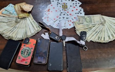 दिवाली पर सजी थी जुआरियों की महफिल, पुलिस ने जुआ खेलने वालों के ठिकानों पर छापा मारा, 54 जुआरी गिरफ्तार, 20 लाख की जब्ती