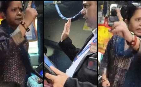 खुद को लोको पायलट की पत्नी बताने वाली महिला, TTE से भिड़ी, बोली- हमारा BP हाई मत करिए, सिर फोड़ देंगे