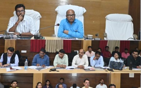 कलेक्टर ने कृषि, पशुपालन और मछलीपालन विभागों की संयुक्त समीक्षा की