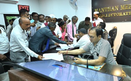 कलेक्टर जनदर्शन : रिटायर्ड शिक्षक ने स्कूलों में स्वैच्छिक सेवा के लिए दिया आवेदन