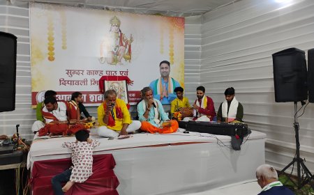 छत्तीसगढ़ युवक कांग्रेस के प्रदेश अध्यक्ष आकाश शर्मा के जन्मदिन पर सुन्दरकाण्ड पाठ एवं दीपावली मिलन समारोह