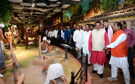 केन्द्रीय मंत्री ने जनजातीय संग्रहालय के लोकार्पण की तैयारियों का लिया जायजा