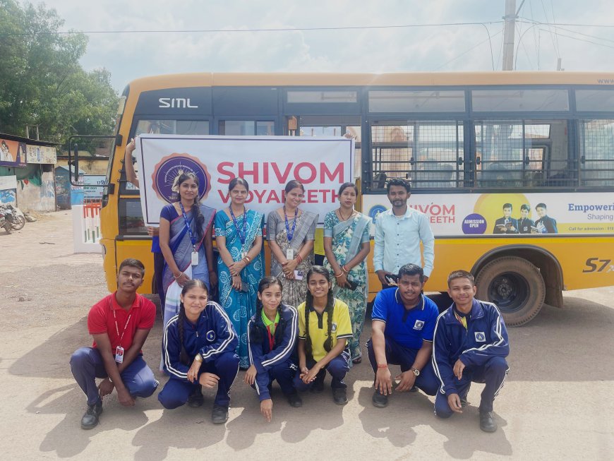 शिवोम विद्यापीठ के विद्यार्थी ने निकाला शिवोम शंखनाद