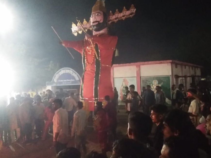 दशेरा राम लीला का भरपूर आनंद लिये श्रद्धालू , संगीत व संवाद ने दर्शको का मन मोहा