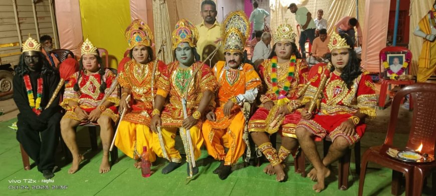 दशेरा राम लीला का भरपूर आनंद लिये श्रद्धालू , संगीत व संवाद ने दर्शको का मन मोहा