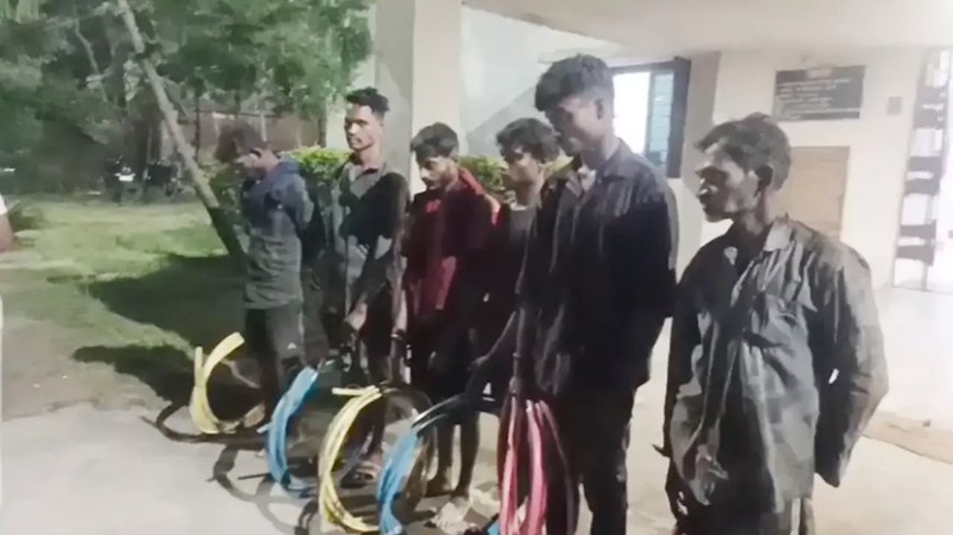 चोरी का अनोखा मामला, चोरी करने घुसे चोर खुद ही सुरंग में फंस गए