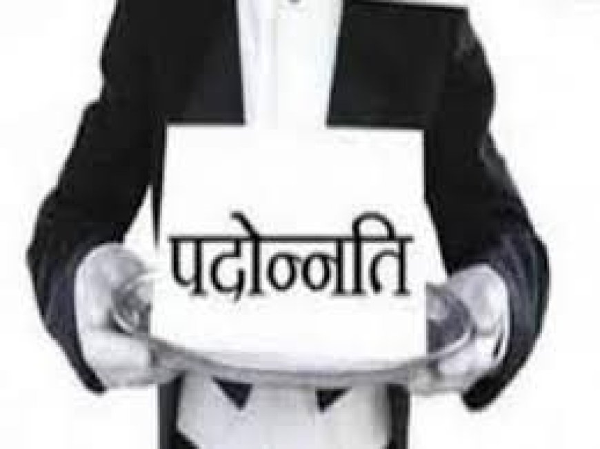 राजस्व विभाग में पदस्थ सहा. ग्रेड-2 को सहायक अधीक्षक के पद पर मिली पदोन्नति