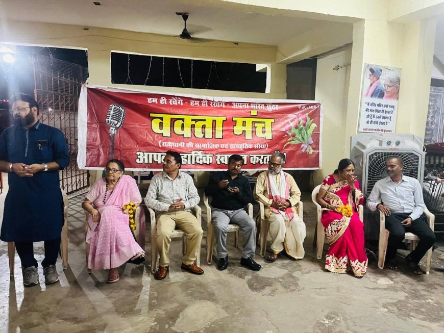 वक्ता मंच द्वारा खुशियों वाली दीवाली का दौर जारी, संभागायुक्त महादेव कांवरे* *वृद्धाश्रम पहुंचे