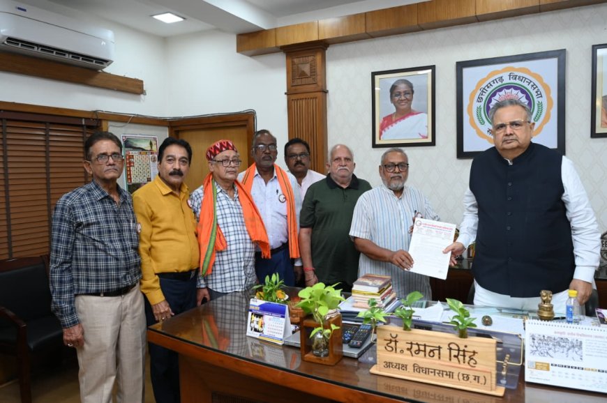 मध्यप्रदेश और छत्तीसगढ़ दोनों राज्यों के 7 लाख पेंशनर्स को राहत देने और मोदी की गारंटी को लागू करने की मांग
