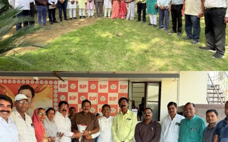 तहसील साहू संघ पाटन के नव निर्वाचित पदाधिकारियों का समाज प्रमुख व नेताओं से मिलने का सिलसिला प्रारंभ , ताम्रध्वज साहू ,डाँ दयाराम साहू ,व साँसद विजय बघेल से किये सौजन्य मुलाकात