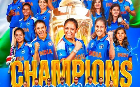 *भारतीय शेरनियों ने लहराया तिरंगा, विश्वकप भारत के नाम*