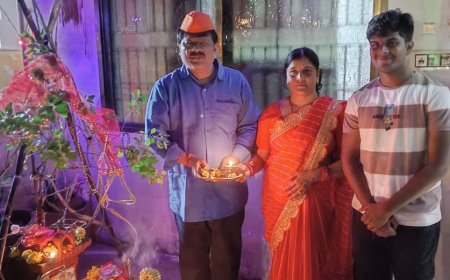 महाराष्ट्रीयन परंपरा अनुसार तुलसी विवाह का कार्यक्रम