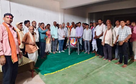 जिला कबीरधाम चंदनिया कुर्मी क्षत्रिय समाज की बैठक, सामाजिक विषय पर चर्चा