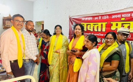 वक्ता मंच द्वारा वृद्धाश्रम हेतु 1 माह का राशन प्रदान किया गया