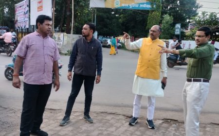 *दुर्ग में होगा वंदे मातरम गीत का सामूहिक गायन :: भाजपा नेताओं ने लिया तैयारियों का जायजा*