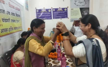 *शासकीय उच्चतर माध्यमिक विद्यालय चॉंदमारी में त्रैमासिक बैठक -मेगा पी टी एम का आयोजन*