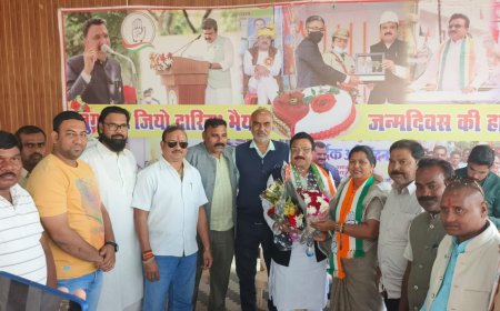 द्वारकाधीश यादव की नियुक्ति से पूरे जिले में कांग्रेस कार्यकर्ताओं में खुशी की लहर