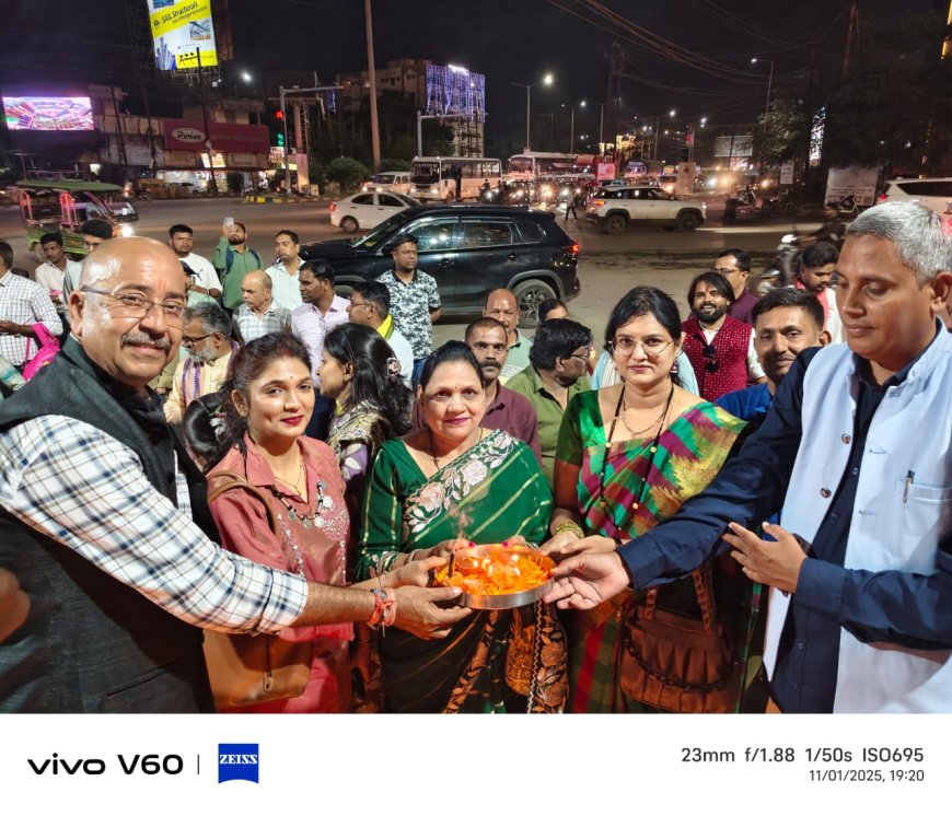 छत्तीसगढ़ में सामाजिक समरसता की मांगी मनौती, छत्तीसगढ़िया पत्रकार महासंघ ने किया छत्तीसगढ़ महतारी की महाआरती