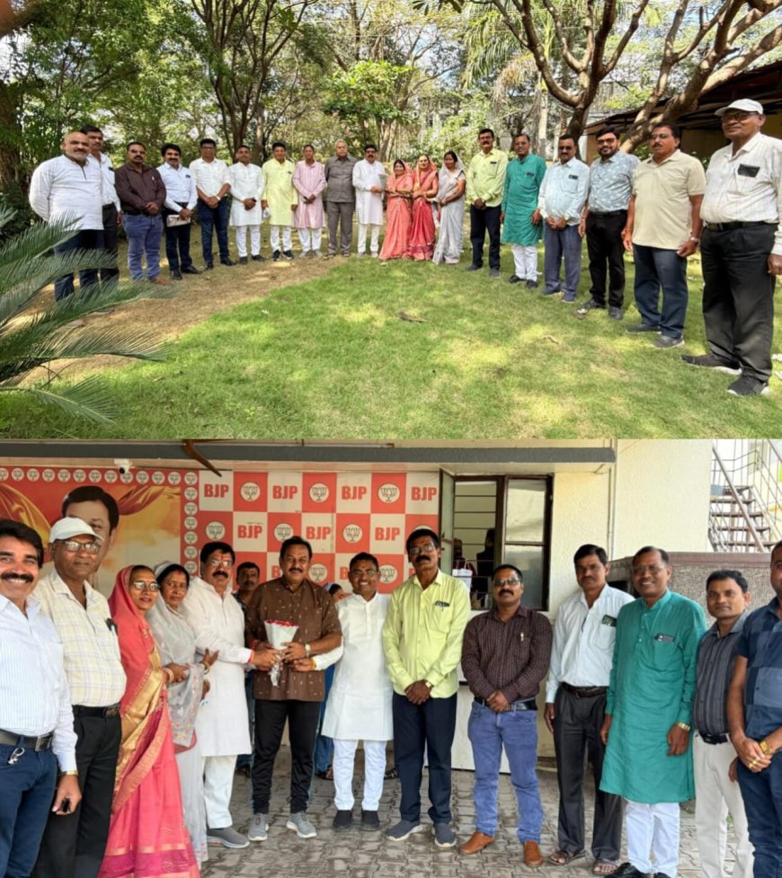 तहसील साहू संघ पाटन के नव निर्वाचित पदाधिकारियों का समाज प्रमुख व नेताओं से मिलने का सिलसिला प्रारंभ , ताम्रध्वज साहू ,डाँ दयाराम साहू ,व साँसद विजय बघेल से किये सौजन्य मुलाकात